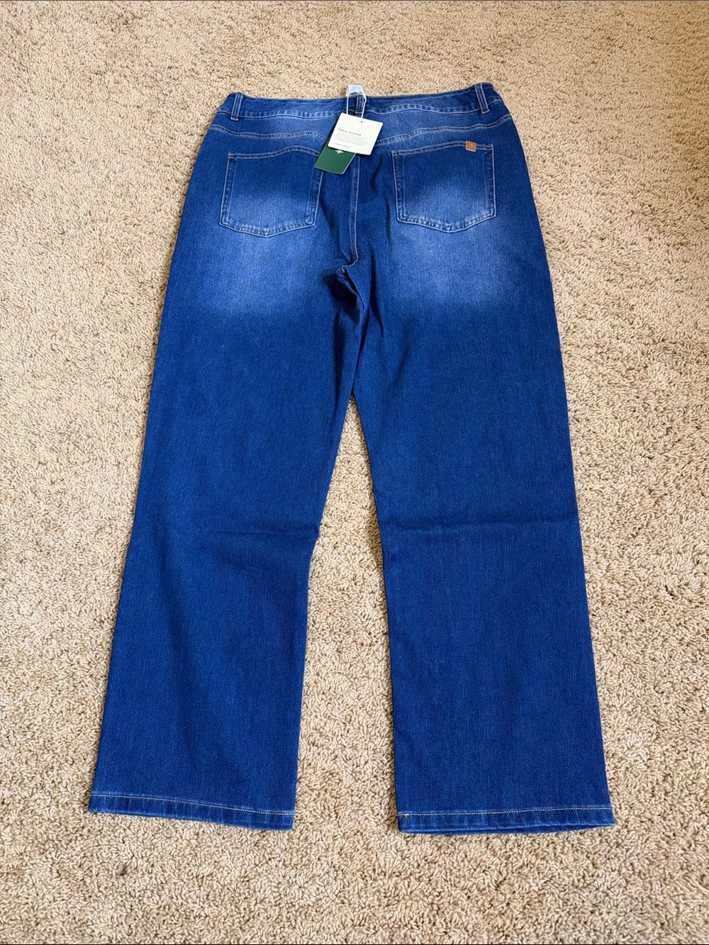 HALARA Women's Flared Wide-Leg Jeans - Blue Xl petite